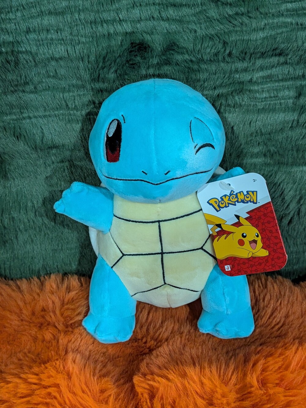 Brand New Authentic 2026 Pokemon Jazwares Squirtle 8 Inch Plush Stuffed Animal